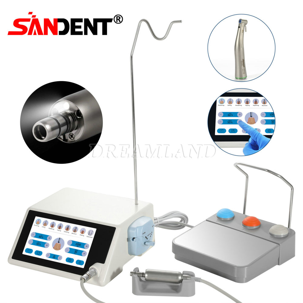 New updated  Brushless Dental LED Implant Motor System with  20:1 Contra Angle Handpiece