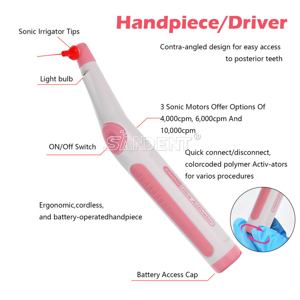 Dental Endodontic Endo Activator Sonic Endo Ultra Irrigator Root Canal 150 Tips