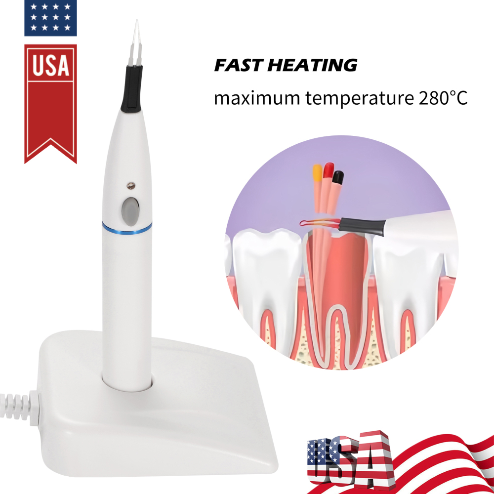 SANDENT Dental Endo Cordless Gutta Percha Tooth Gum Cutter 4pcs Tips