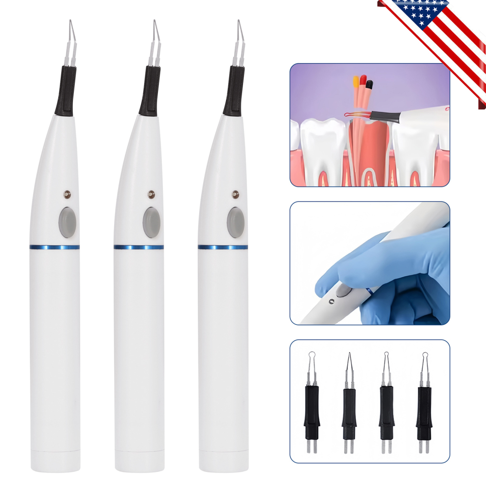 SANDENT Dental Endo Cordless Gutta Percha Tooth Gum Cutter 4pcs Tips