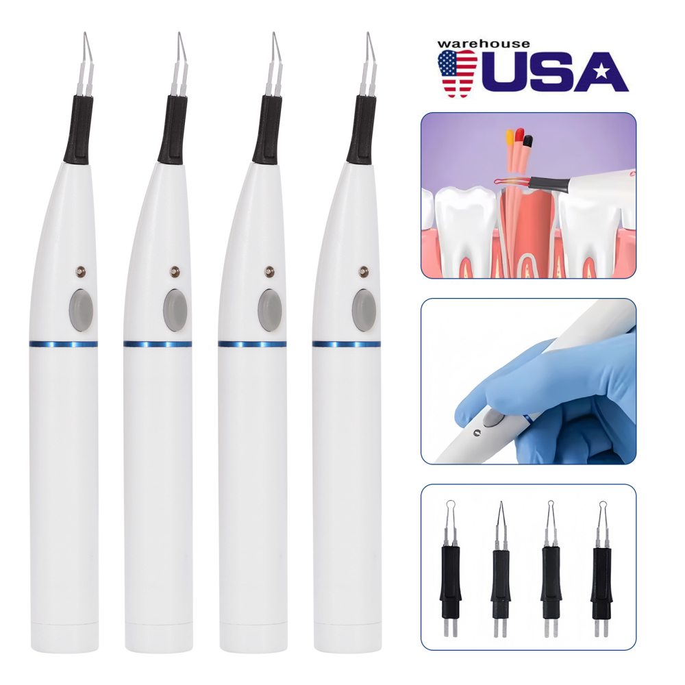 SANDENT Dental Endo Cordless Gutta Percha Tooth Gum Cutter 4pcs Tips
