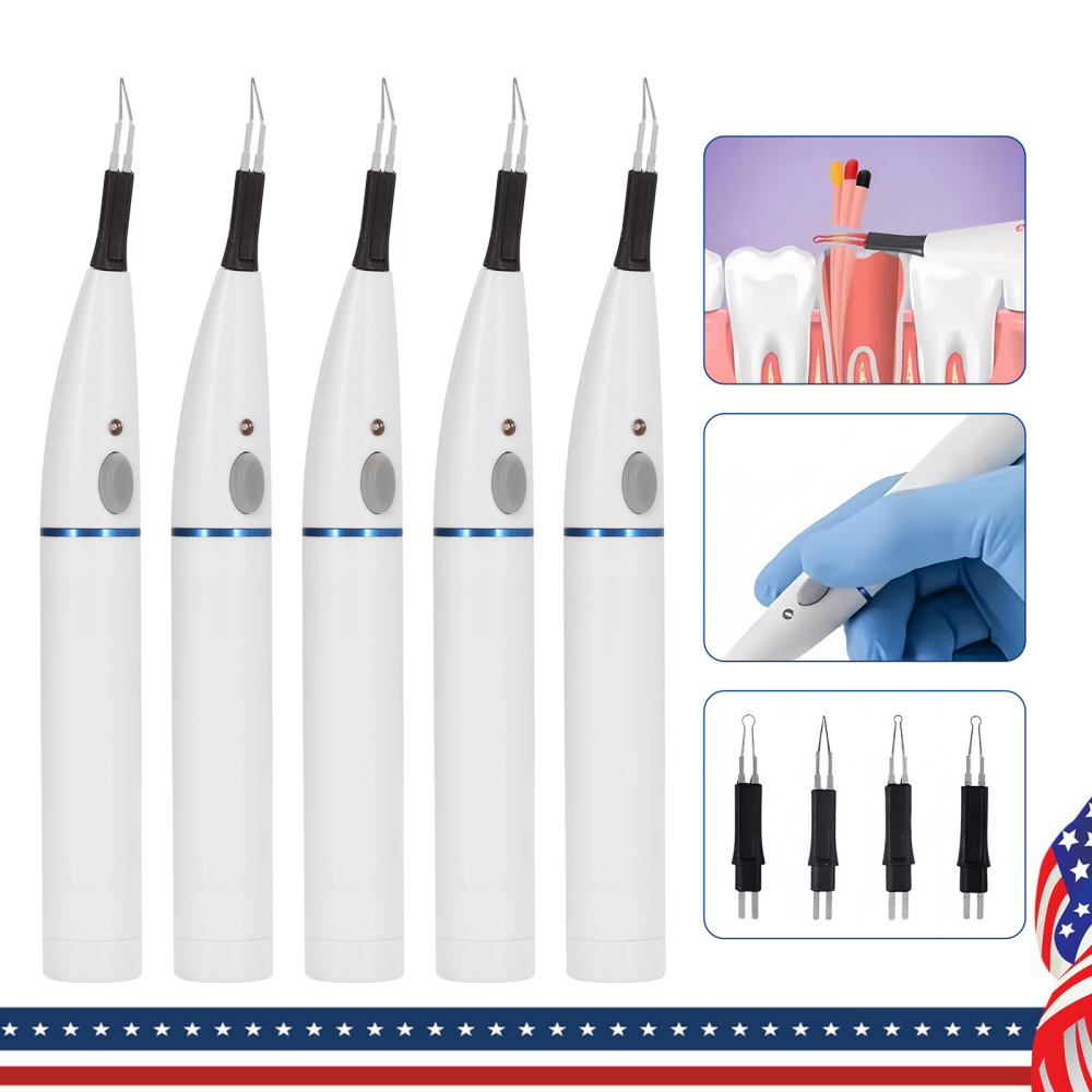 SANDENT Dental Endo Cordless Gutta Percha Tooth Gum Cutter 4pcs Tips