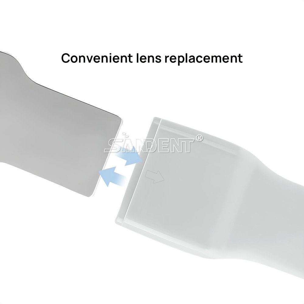 Dental Fog Free LED Oral Mirror Stainless Steel Defogging Imaging Reflector Kit