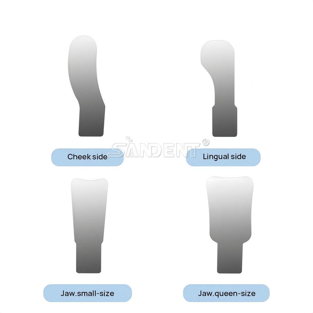Dental Fog Free LED Oral Mirror Stainless Steel Defogging Imaging Reflector Kit