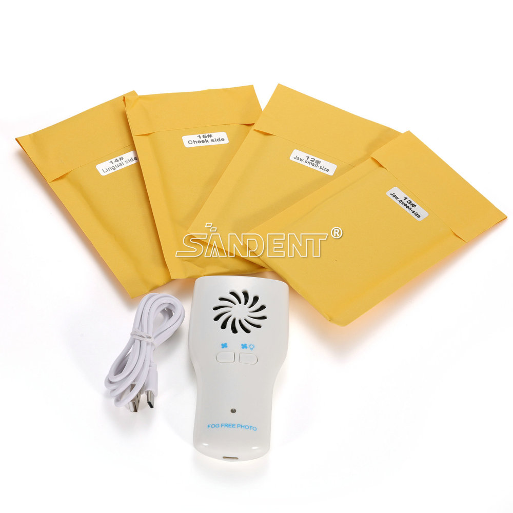 Dental Fog Free LED Oral Mirror Stainless Steel Defogging Imaging Reflector Kit