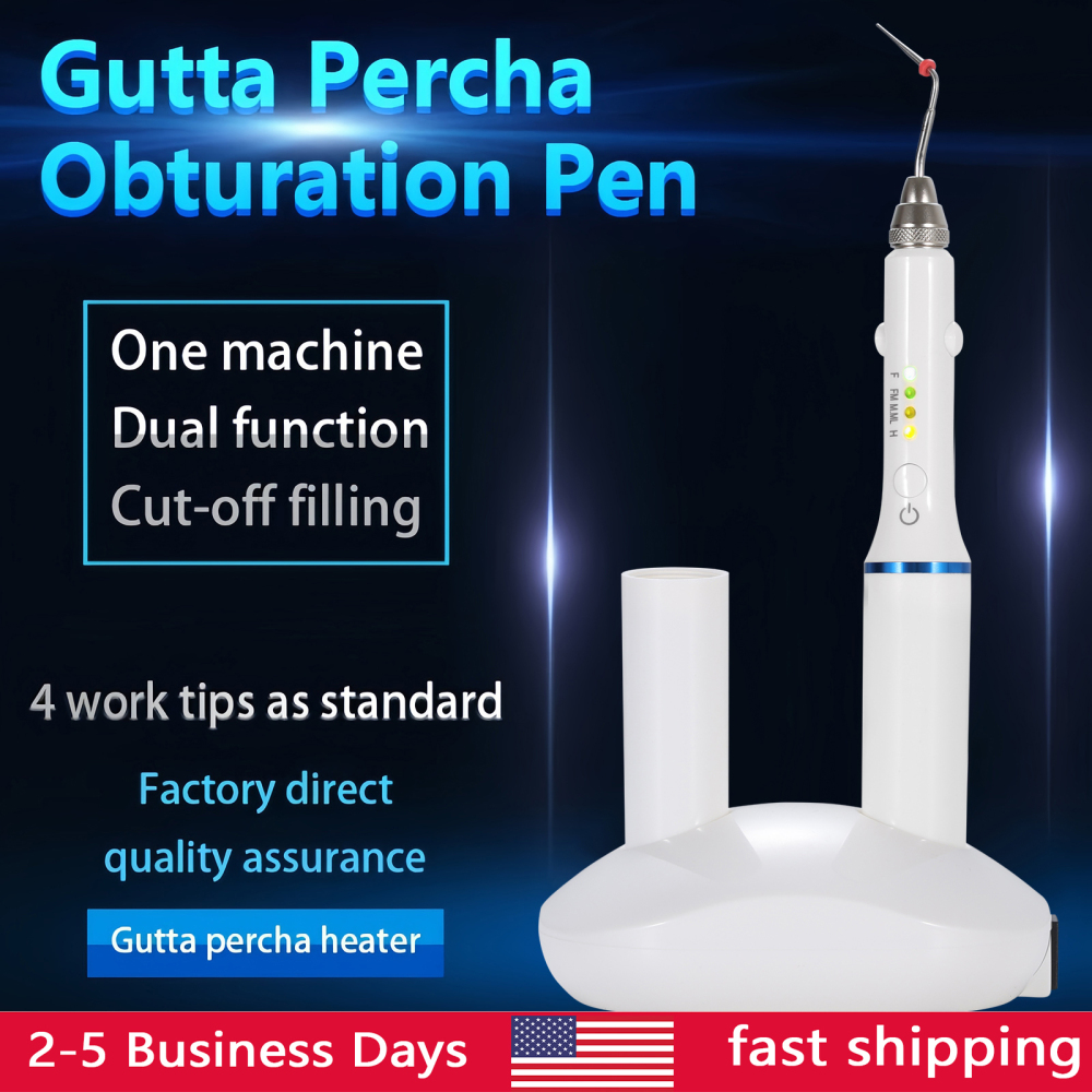 Dental Teeth Wireless Endo Heated Pen Gutta Percha Obturation System+ 4 Fill Tips