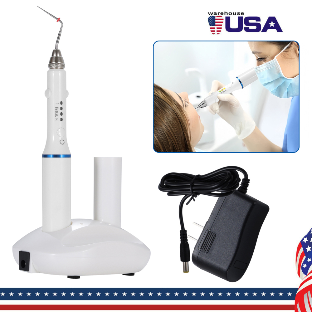 Dental Teeth Wireless Endo Heated Pen Gutta Percha Obturation System+ 4 Fill Tips