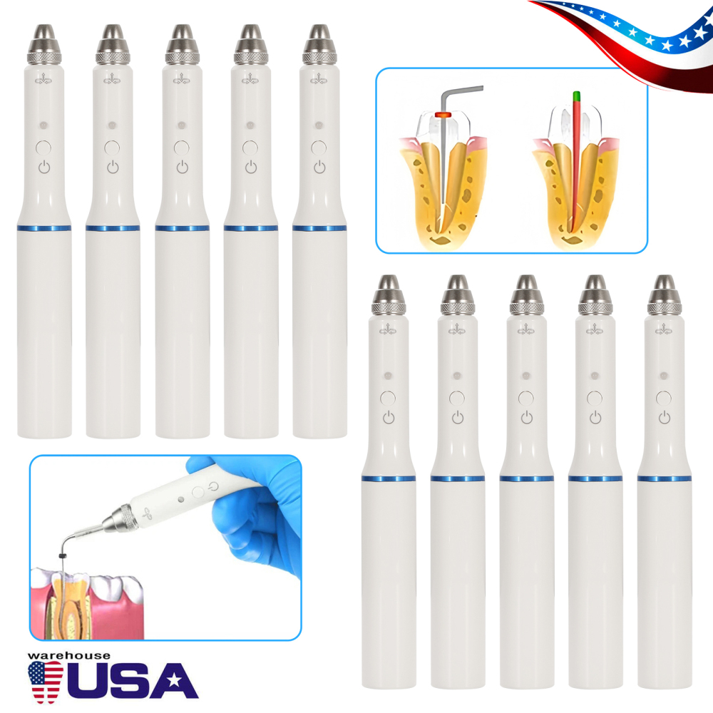 Dental Cordless Gutta Percha Obturation System Endo Heated Pen With 2 Tips