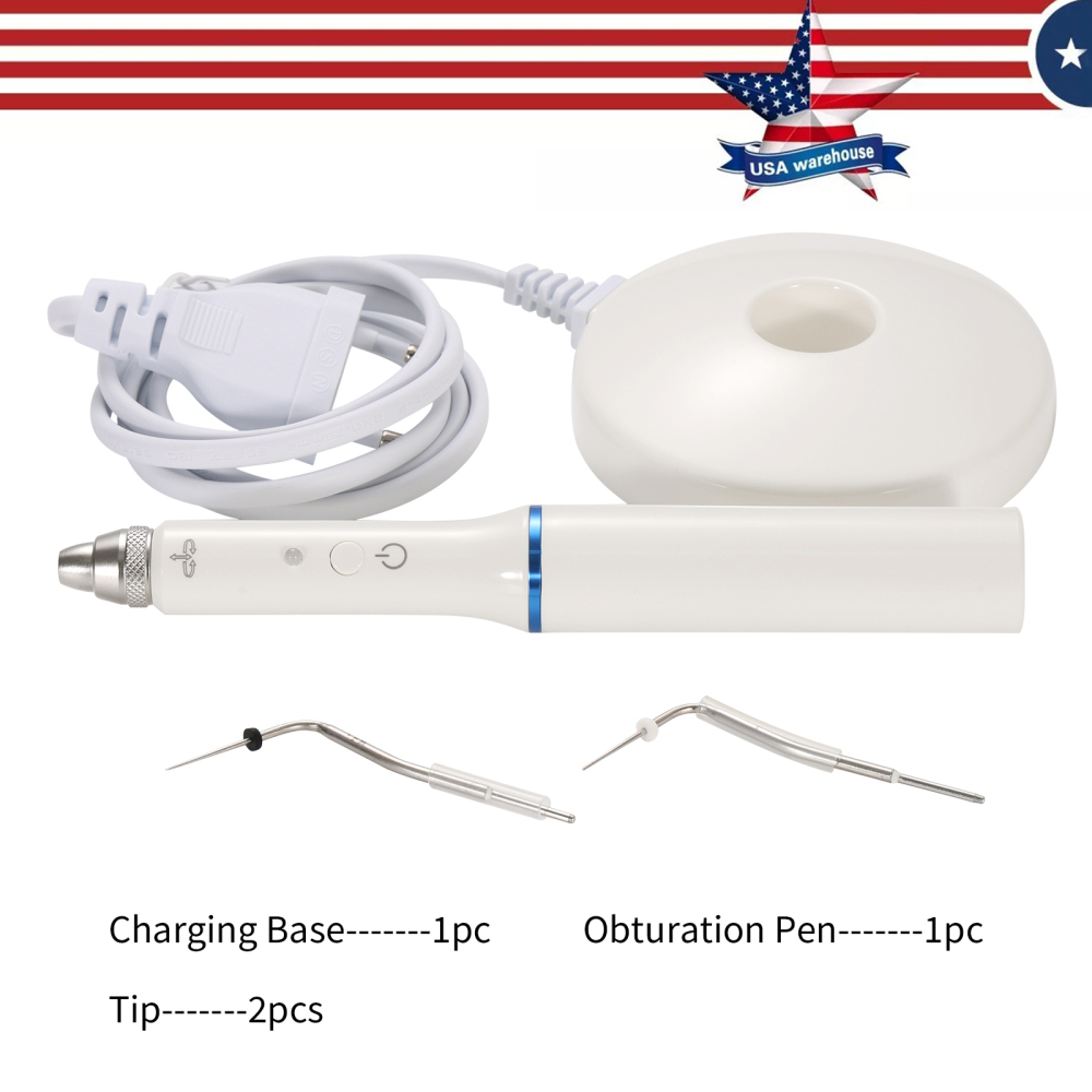Dental Cordless Gutta Percha Obturation System Endo Heated Pen With 2 Tips  superdeal369 (22398)