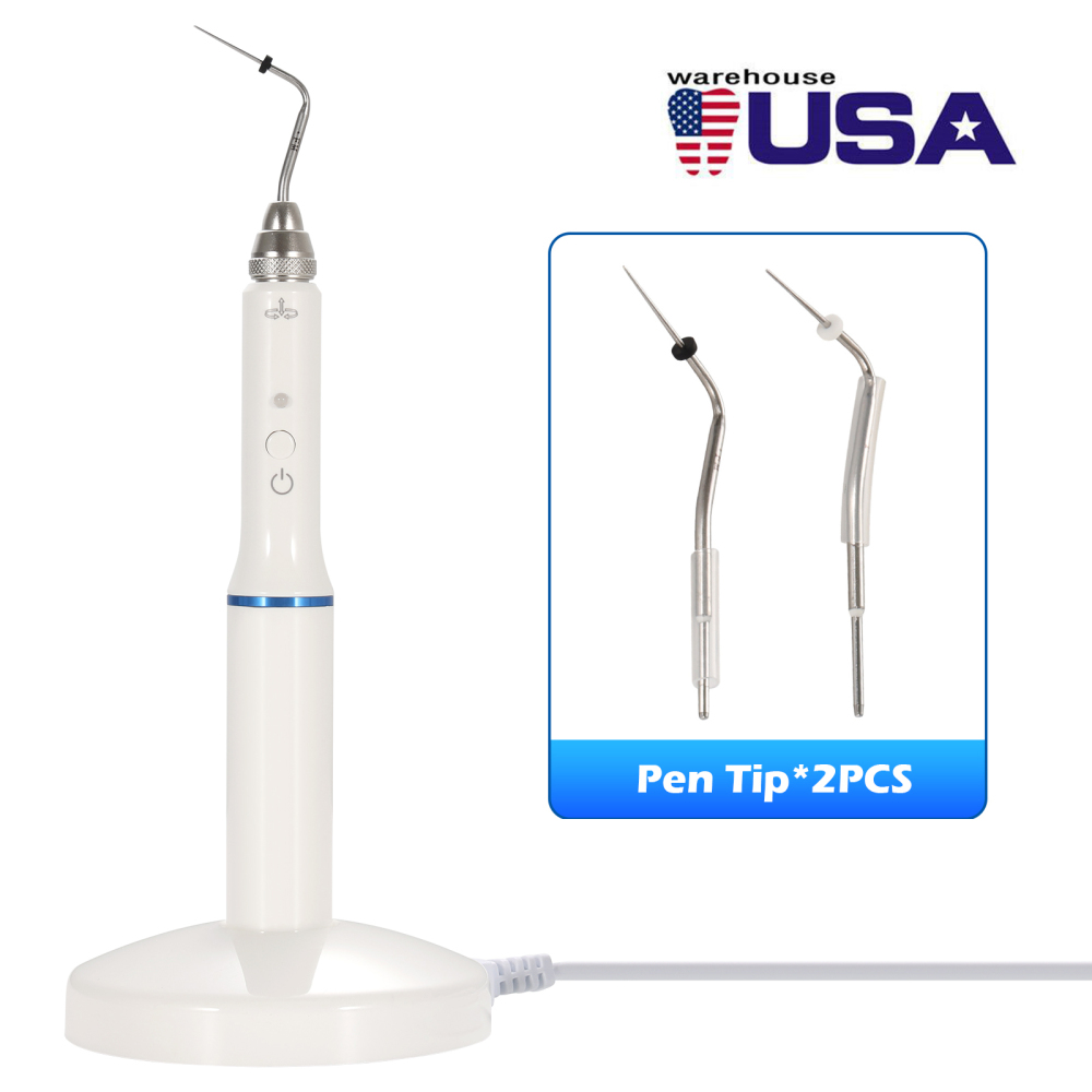 Dental Cordless Gutta Percha Obturation System Endo Heated Pen With 2 Tips  superdeal369 (22398)