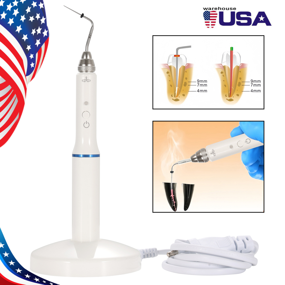 Dental Cordless Gutta Percha Obturation System Endo Heated Pen With 2 Tips  superdeal369 (22398)
