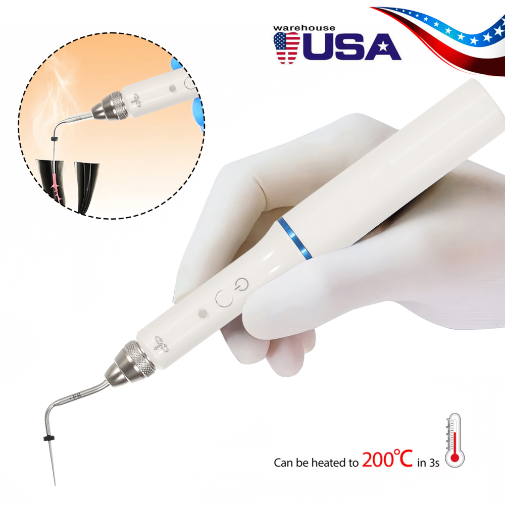 Dental Cordless Gutta Percha Obturation System Endo Heated Pen With 2 Tips  superdeal369 (22398)