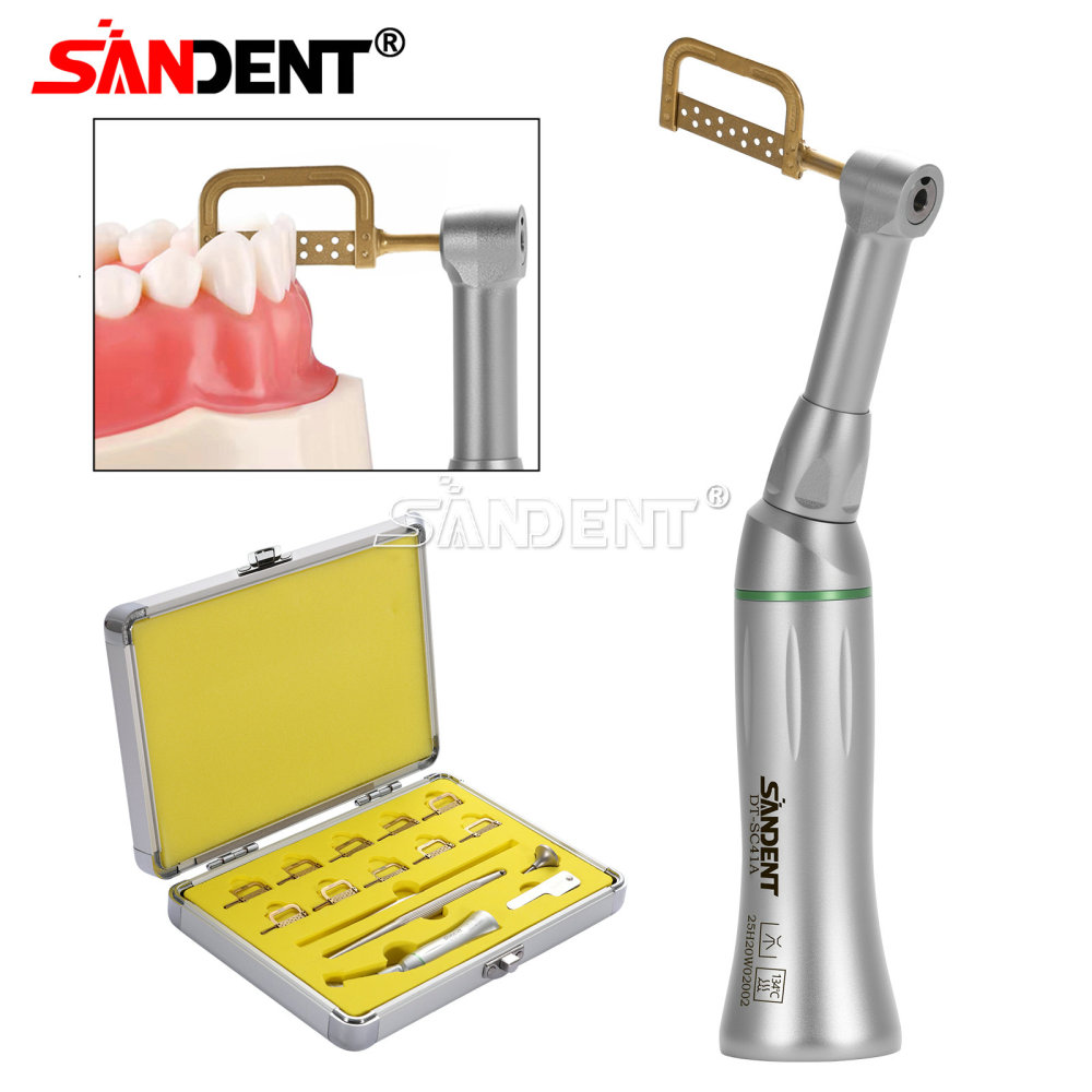 SANDENT Dental Interproximal Stripping Handpiece IPR System 4:1ContraAngle Reciprocating