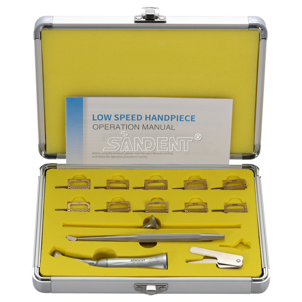 SANDENT Dental Interproximal Stripping Handpiece IPR System 4:1ContraAngle Reciprocating