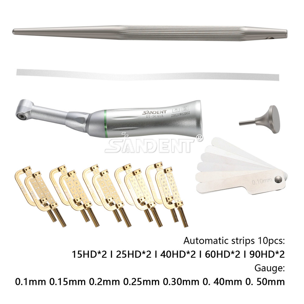 SANDENT Dental Interproximal Stripping Handpiece IPR System 4:1ContraAngle Reciprocating