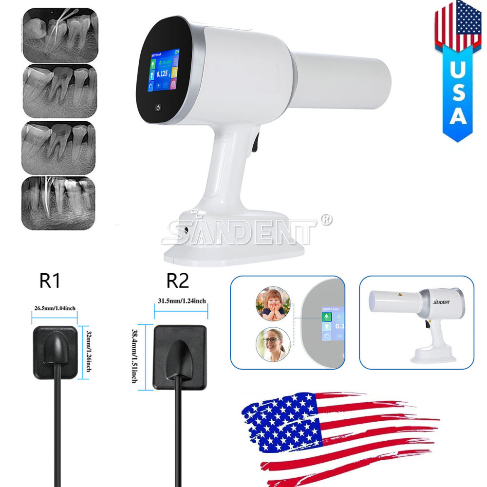 Dental Portable Mobile X-Ray Unit Macine/ Digital X Ray Sensor 1 2
