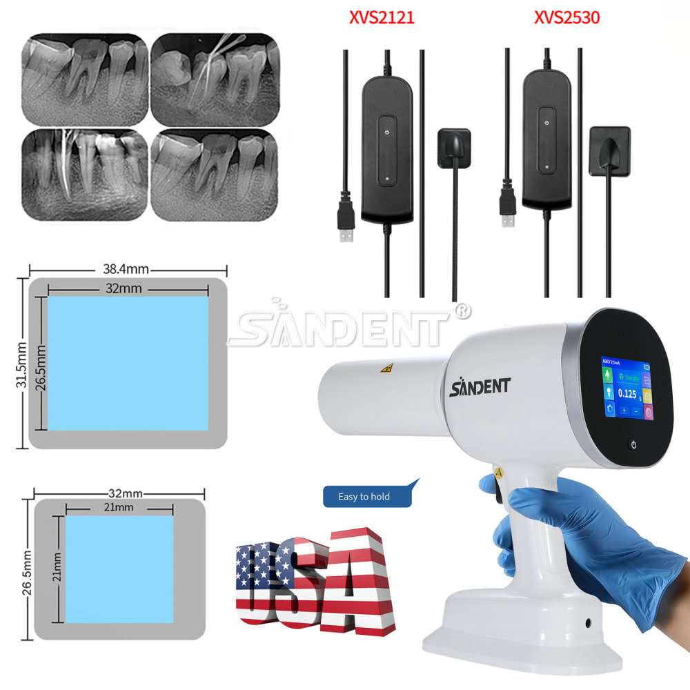 Dental Portable Mobile X-Ray Unit Macine/ Digital X Ray Sensor 1 2
