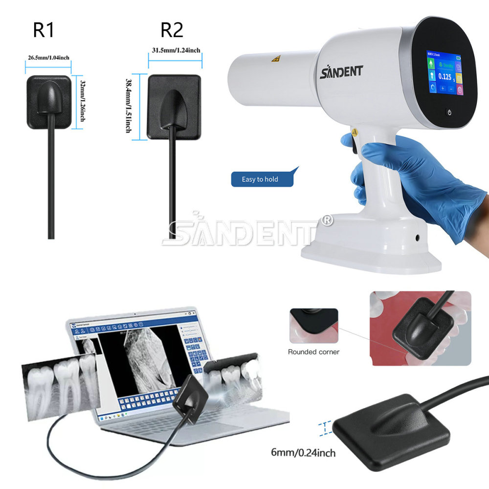Dental Portable Mobile X-Ray Unit Macine Digital High Frequency+ Scatter Shield