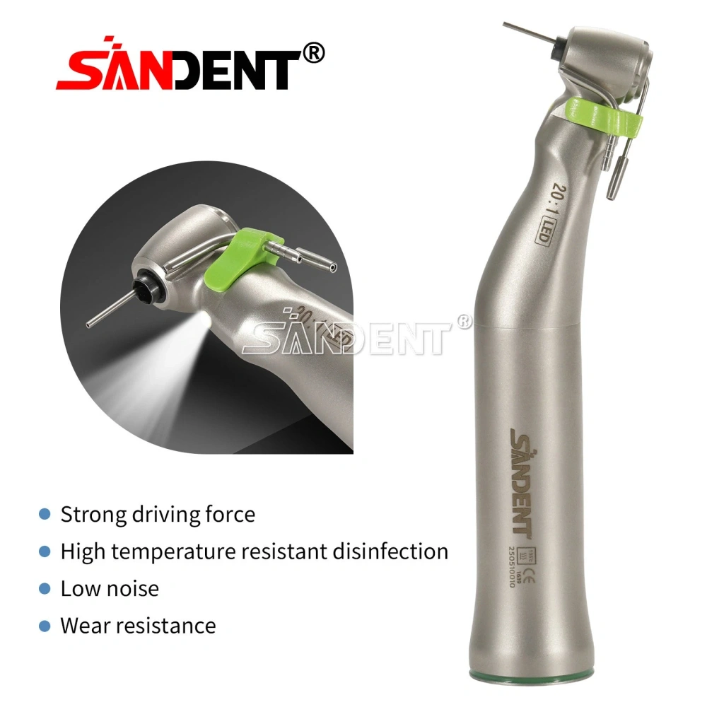 Surgical 20:1 Implant Dental Contra Angle Handpiece LED Self Power E-generator WH type