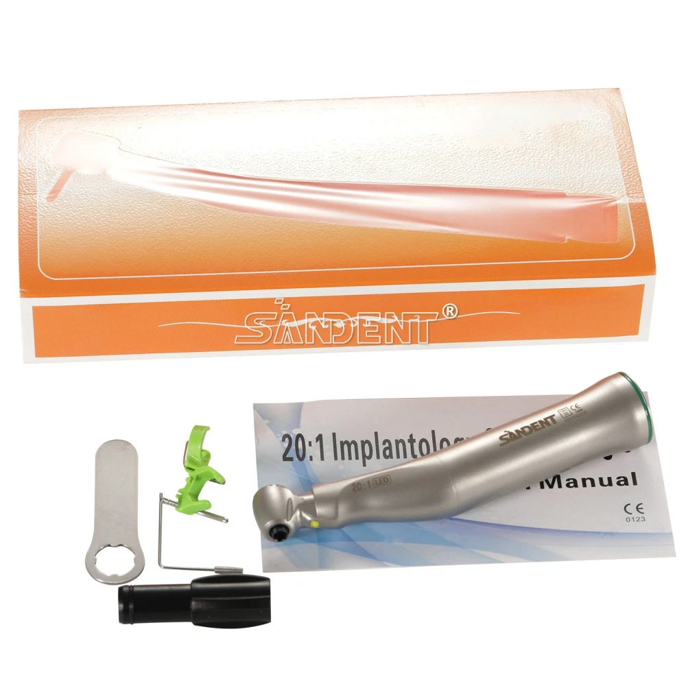 Surgical 20:1 Implant Dental Contra Angle Handpiece LED Self Power E-generator WH type
