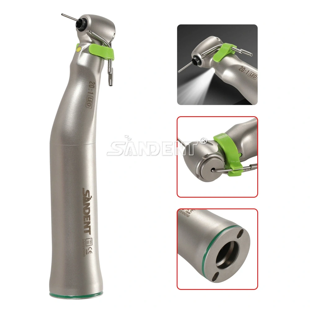 Surgical 20:1 Implant Dental Contra Angle Handpiece LED Self Power E-generator WH type