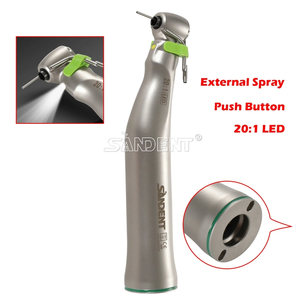 Surgical 20:1 Implant Dental Contra Angle Handpiece LED Self Power E-generator WH type