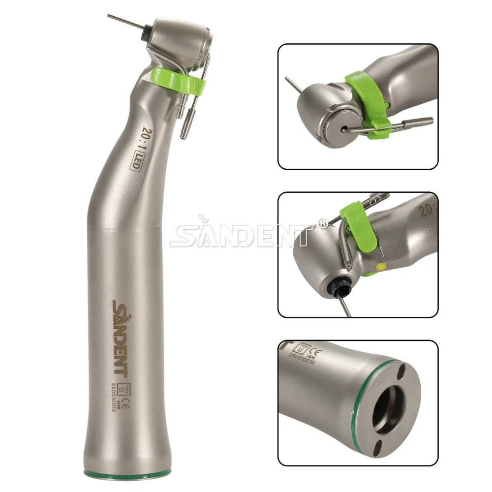 Surgical 20:1 Implant Dental Contra Angle Handpiece LED Self Power E-generator WH type