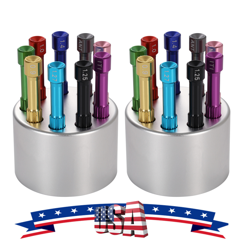 Dental Implant Screw Driver Kit 9pcs Abutment Prosthetic Drivers Set Tools