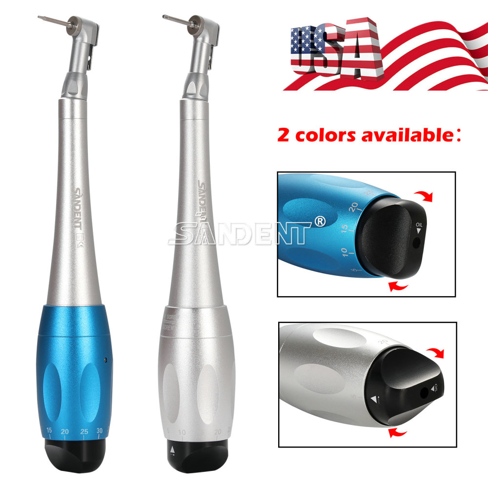 Dental Universal Implant Kits Torque Wrench Handpiece 2 head+16 Driver