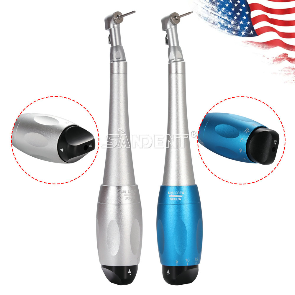 Dental Universal Implant Kits Torque Wrench Handpiece 2 head+16 Driver