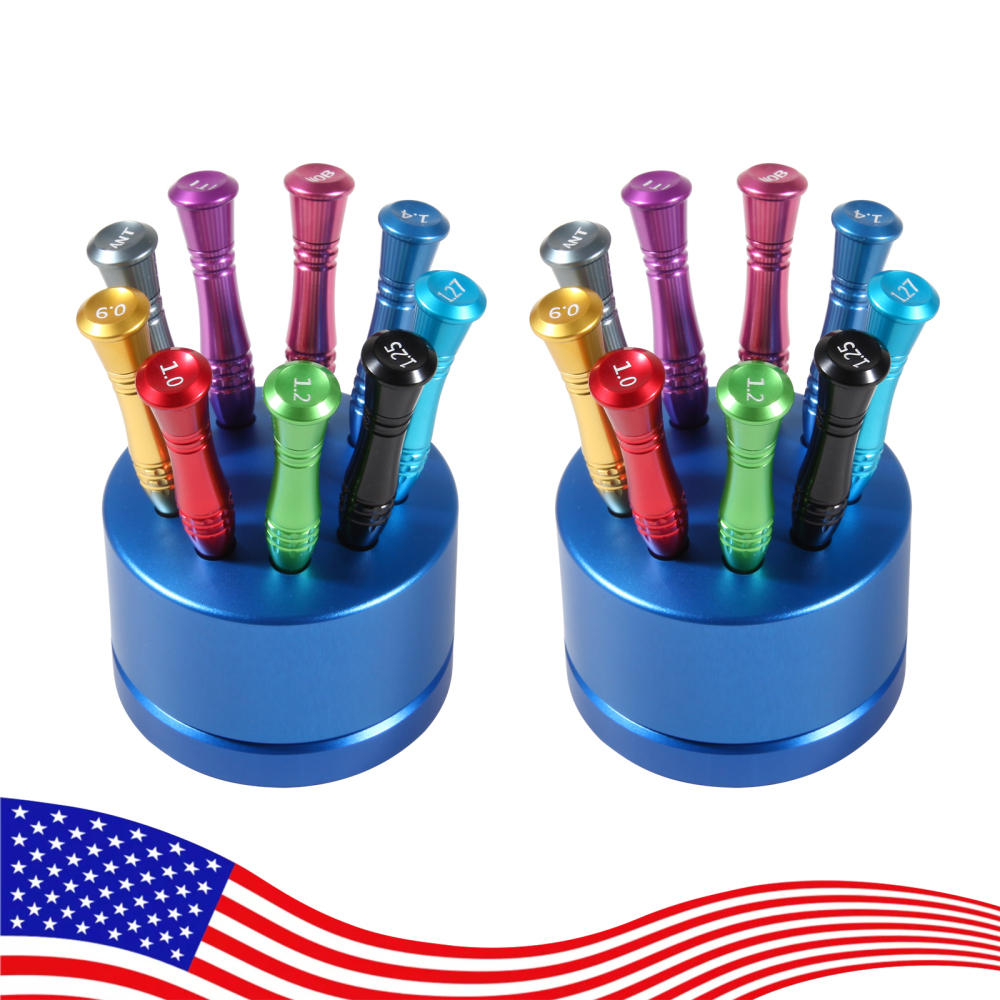 Dental Implant Screw Driver Kit 9pcs Abutment Prosthetic Drivers Set Tools