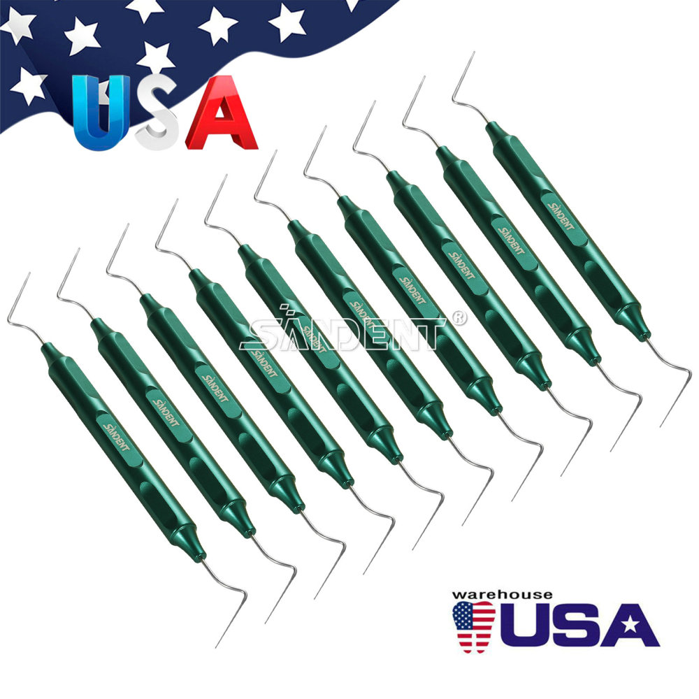 Dental Endo Gutta Percha Tips Hand Plugger Condenser NITI Stainless Set