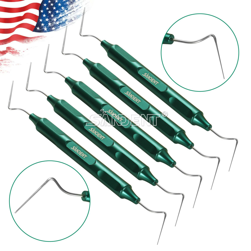 Dental Endo Gutta Percha Tips Hand Plugger Condenser NITI Stainless Set
