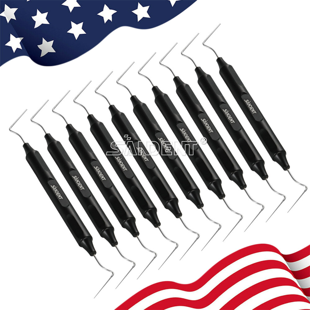 Dental Endo Gutta Percha Tips Hand Plugger Condenser NITI Stainless Set