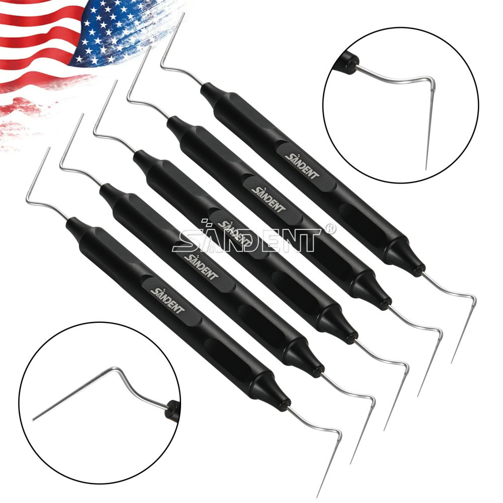 Dental Endo Gutta Percha Tips Hand Plugger Condenser NITI Stainless Set