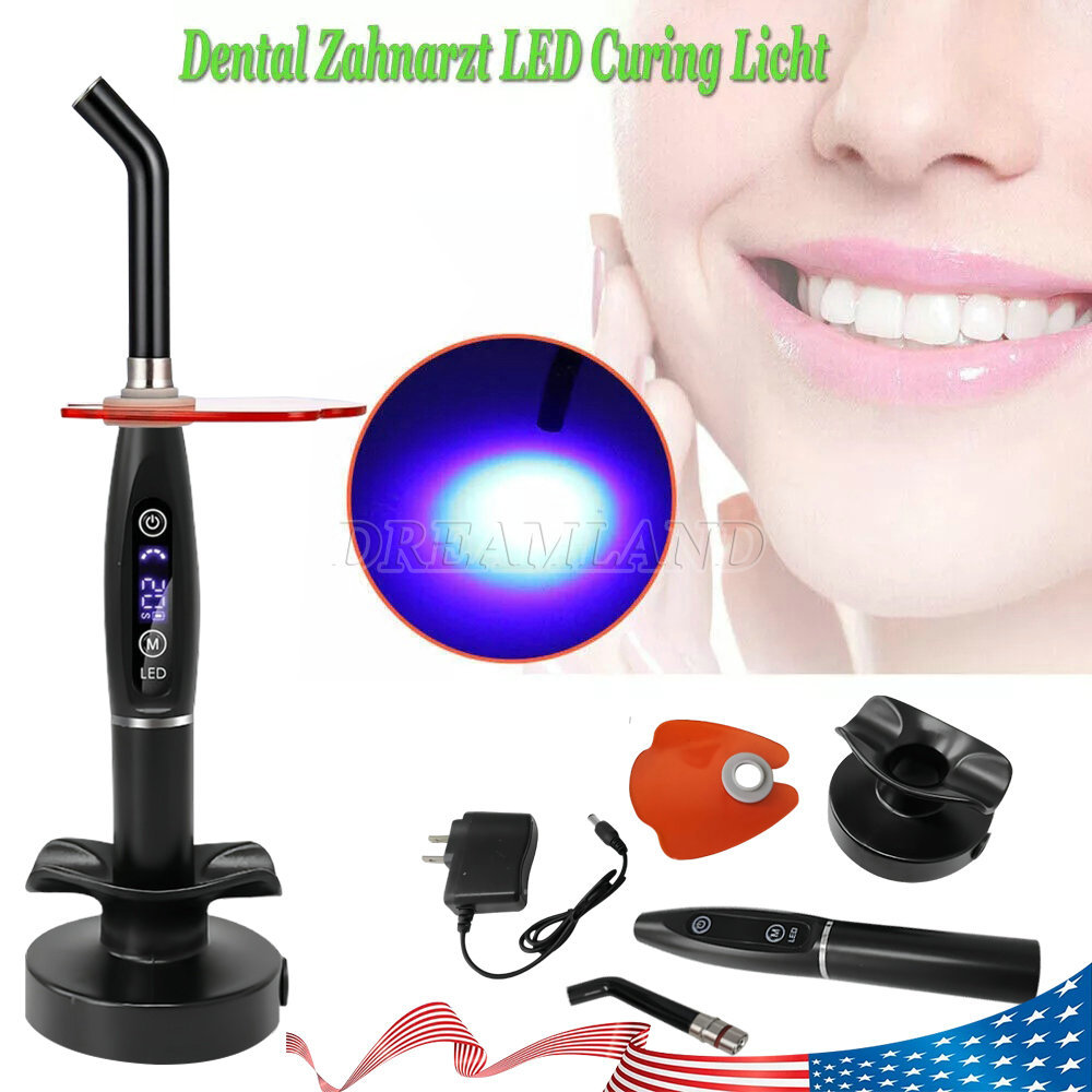 Dental Wireless Cordless LED Cure Curing Light Lamp for Dentist YB