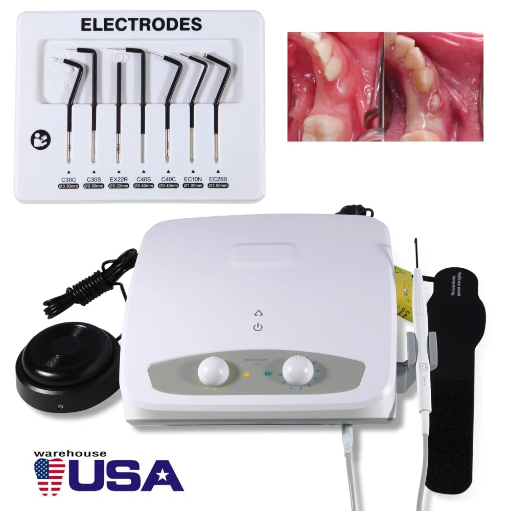 Dental Electro Electrosurgery Unit Machine High Frequency Electric 7pcs Knife 110V US STOCK