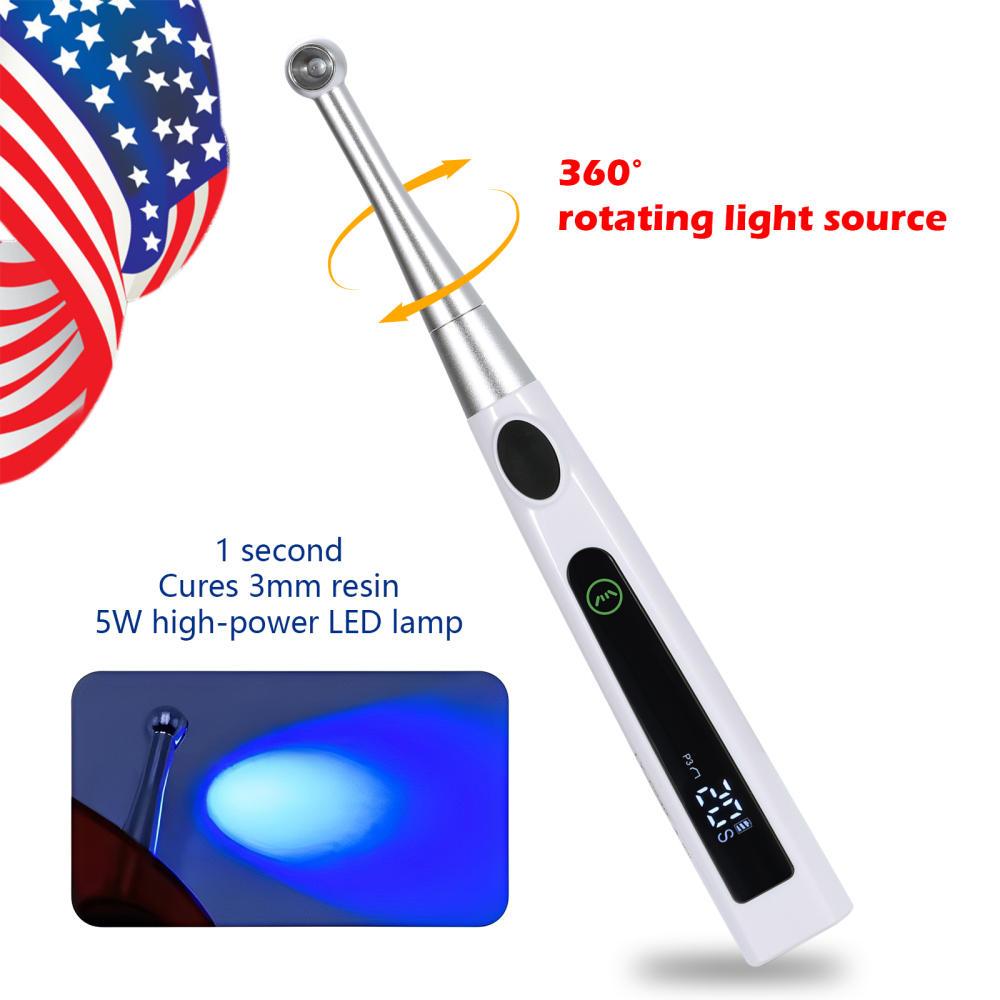 Dental Wireless Cordless LED Cure Curing Light Lamp for Dentist YB