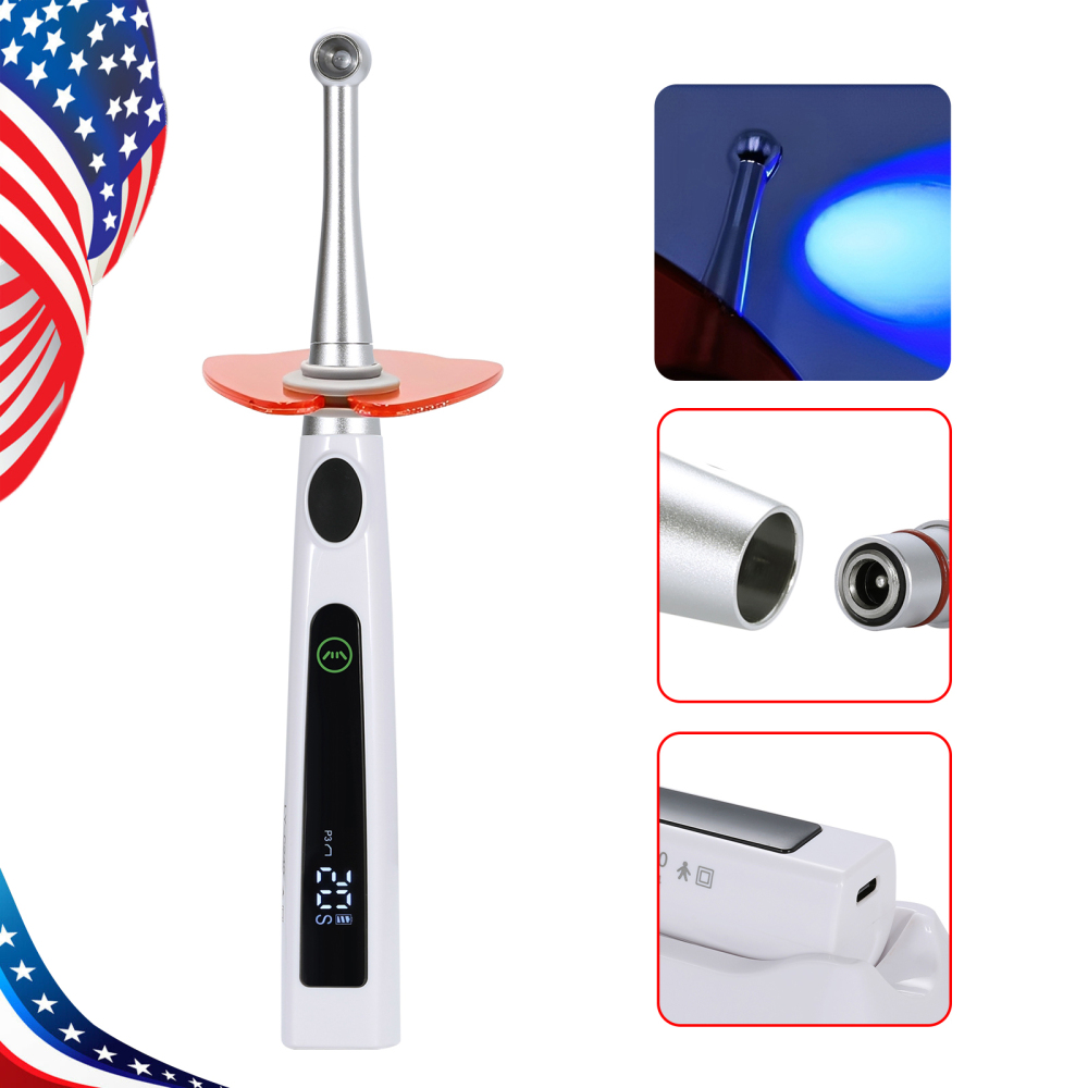 Dental Wireless Cordless LED Cure Curing Light Lamp for Dentist YB
