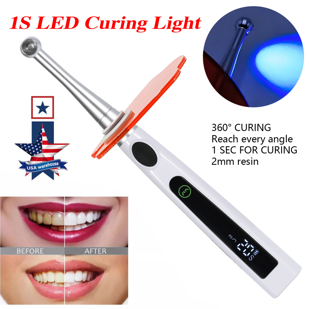 Dental Wireless Cordless LED Cure Curing Light Lamp for Dentist YB