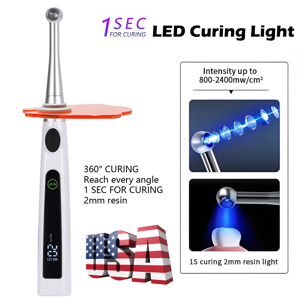 Dental Wireless Cordless LED Cure Curing Light Lamp for Dentist YB