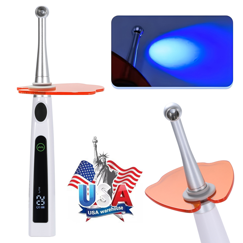 Dental Wireless Cordless LED Cure Curing Light Lamp for Dentist YB