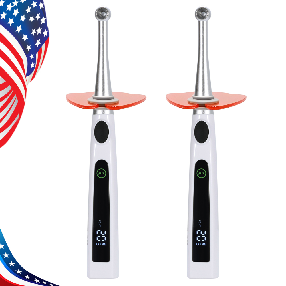 Dental LED Light Cure Lamp Cordless 1 Second Fast Curing Light 4 Modes
