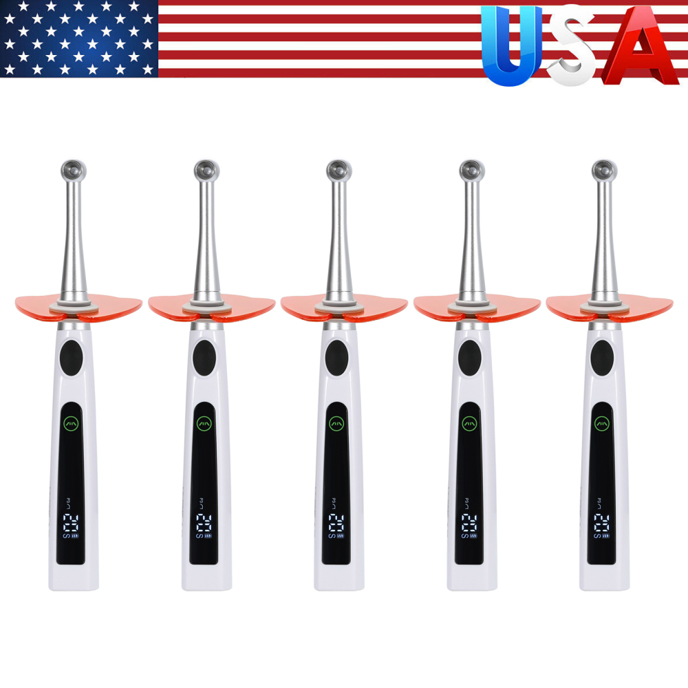 Dental LED Light Cure Lamp Cordless 1 Second Fast Curing Light 4 Modes