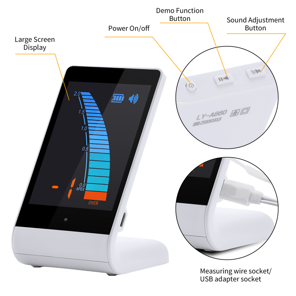 Dental Endo Apex Locator Endodontic Root Canal Finder Measuring Meter