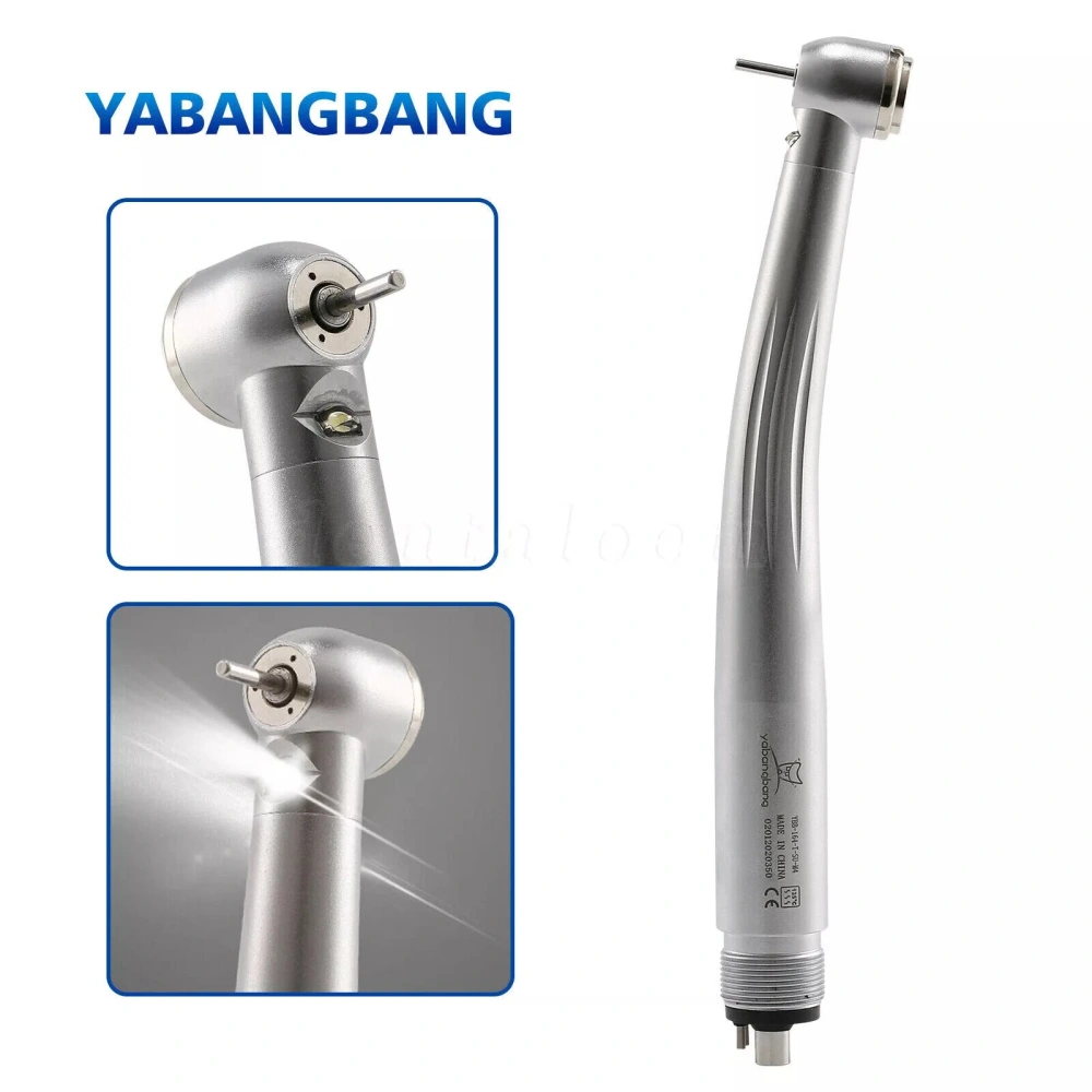 Yabangbang E-generator Dental LED Fiber Optic High Speed Handpiece 4 Holes YBM