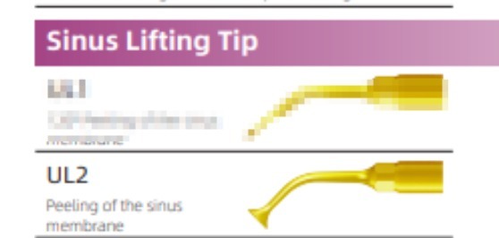 3pcs UL2 tips for bone surgery machines