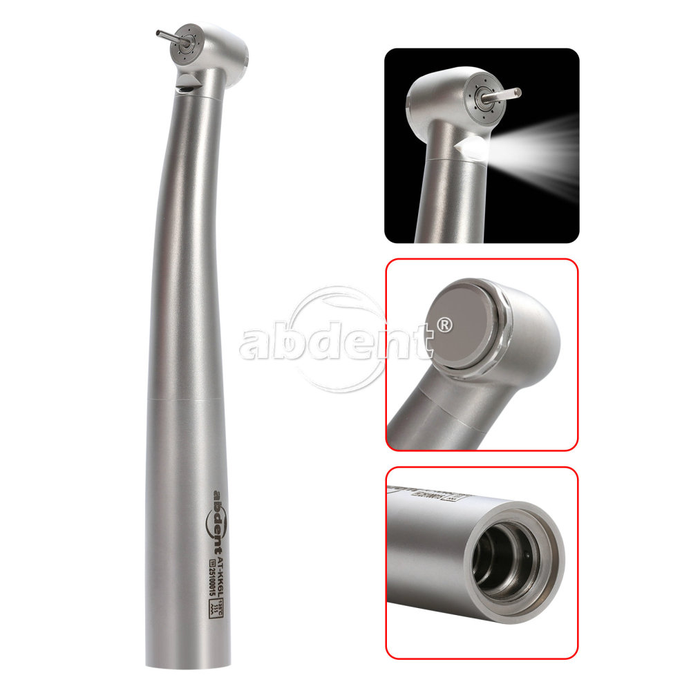COXO Dental High Speed Air Turbine Fiber Optic Handpiece & 6H Coupler fit KaVo