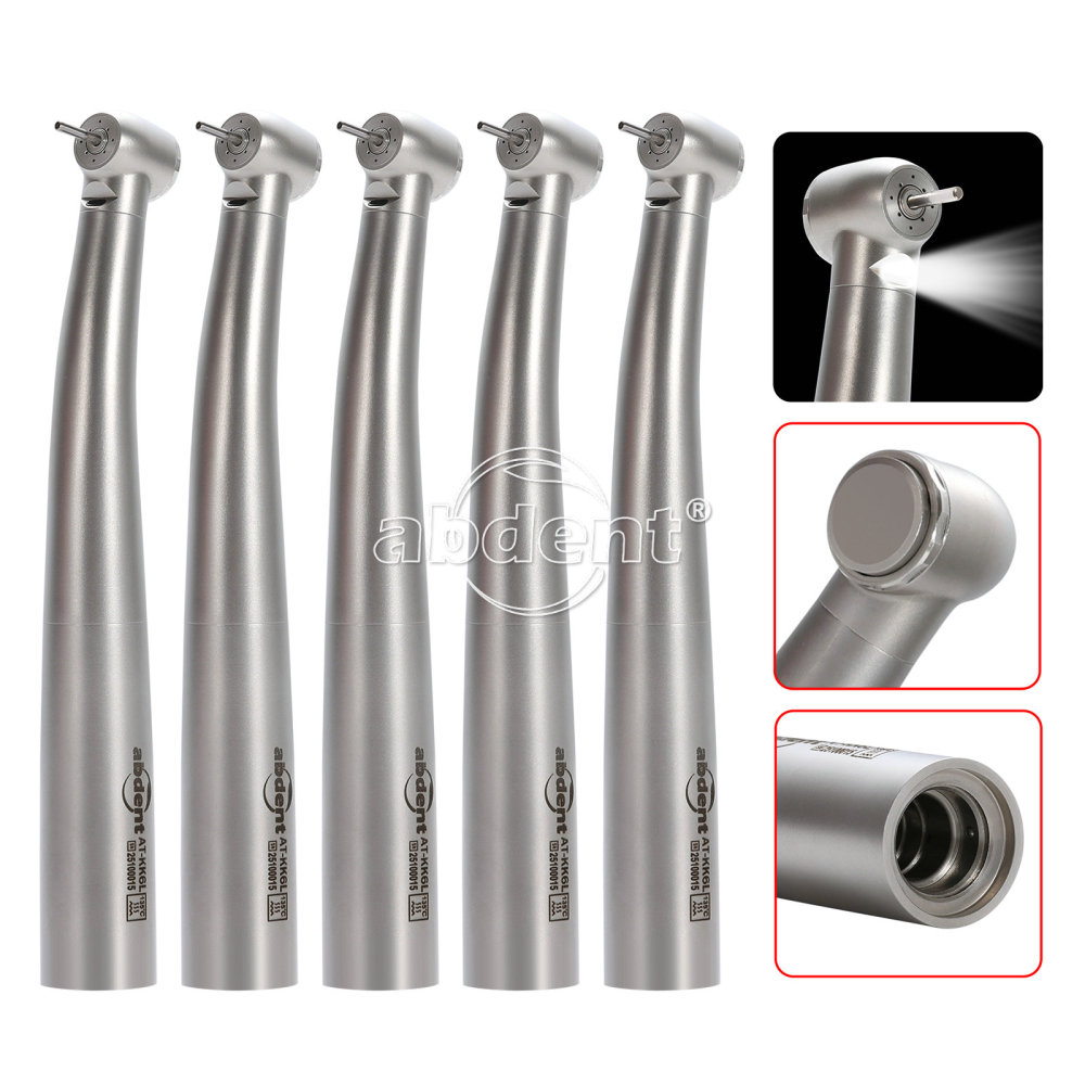 COXO Dental High Speed Air Turbine Fiber Optic Handpiece & 6H Coupler fit KaVo