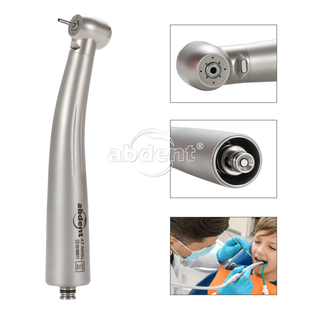 COXO Dental High Speed Air Turbine Fiber Optic Handpiece & 6H Coupler fit KaVo